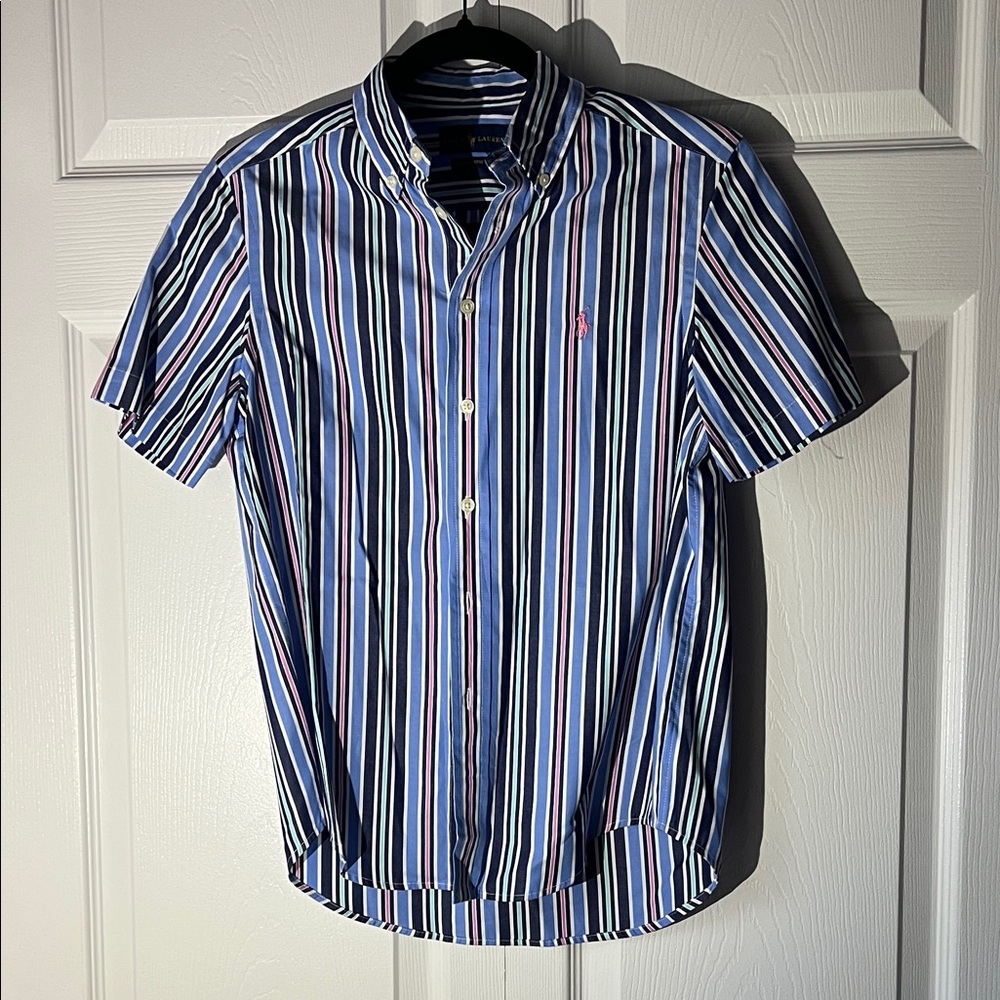 Boy’s POLO Striped Blue Shirt